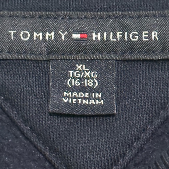 Tommy Hilfiger Blue Sweatshirt Classic Crew Neck - Picture 7 of 7